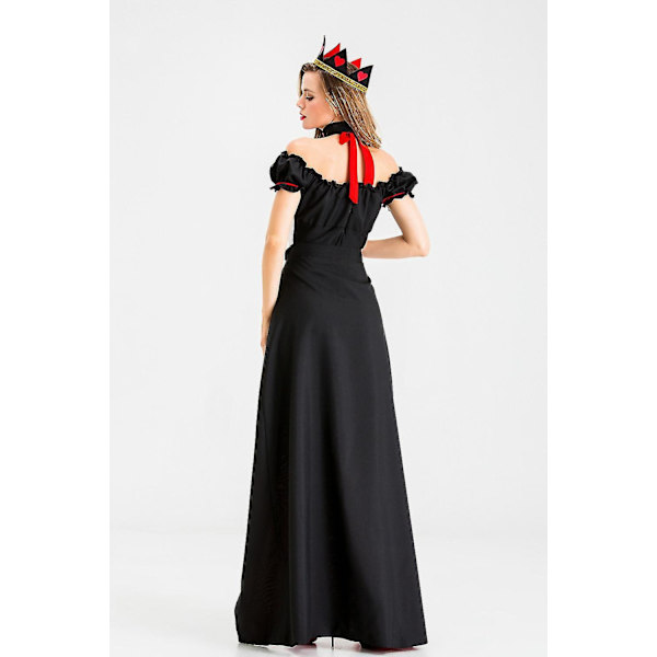 Queen Of Hearts Queen Costume Uniform Halloween Costume Cosplay Witch Costume Vampire -a M