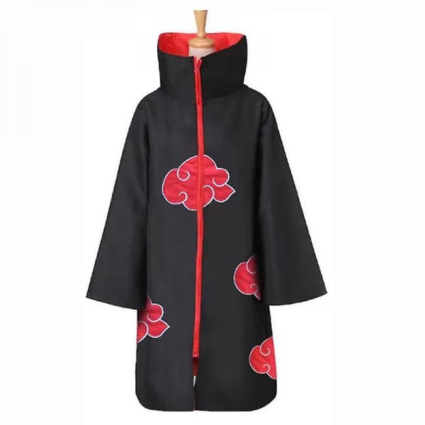 Naruto Akazaki kappe anime rollespilsdragt. Cloak L