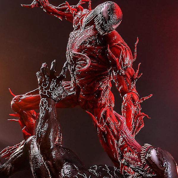 Halloween Venom 2 Punainen Musta Venom Yksivärinen Body Karnevaali Juhla-asu -a 160