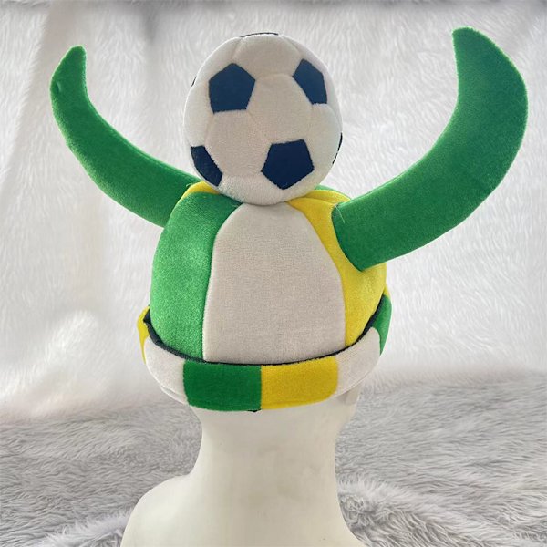 Xbi- Karneval Verdensmesterskab Fodbold Kasket Opmuntrende Rekvisitter Tyrekrop Festivalfejring Partyhat Fodboldkasket