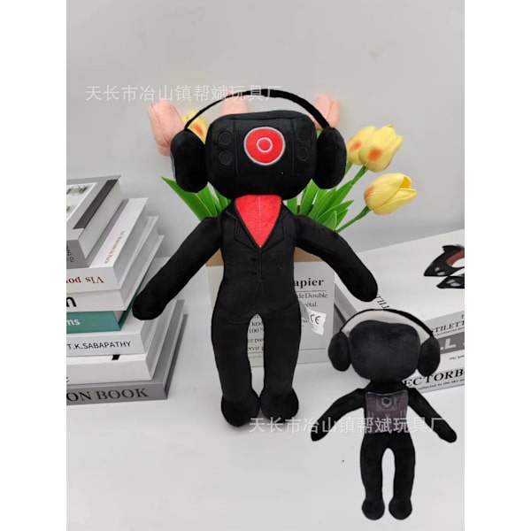 Mub- Skibidi toilet plysch Toilet mand parodi plyschlegetøj dukker 30cm female backpack headset man