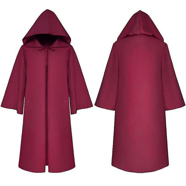 Ruttolääkäri Reaper Lapset Cosplay Karnevaali Halloween Puku Lapsille Musta Kuolema Puku Ruttolääkäri Maski Steam Punk Maski -a 115 (kids) Red Suit