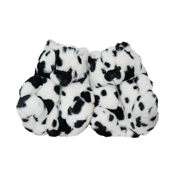 Mub- Teddy bear slipper Söta nallebjörn plyschtofflor för pojkar och flickor hem varma bomullstofflor dairy cattle 36-41