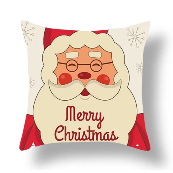 Mub- Christmas Pillow Cases 40*40 45*45 Christmas Throw Pillow Decorations Throw Pillow Covers 15