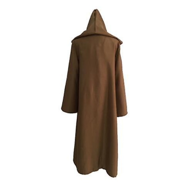 Plus Size Star Wars Jedi-kostymer - Anakin Replica för män och kvinnor | Cosplay Party Outfit | Kläder med filmtema Brown Cloak Only 42