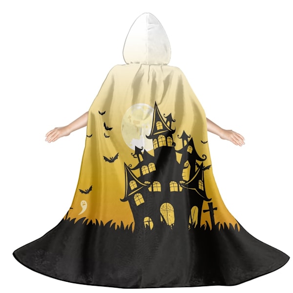 Mub- FactorySupply Accept ass Customization Children's Halloween Cloak Resist Wind Chill Hood Cape On The Cold Night Warmly You ZXQFJ0176F57-1 M