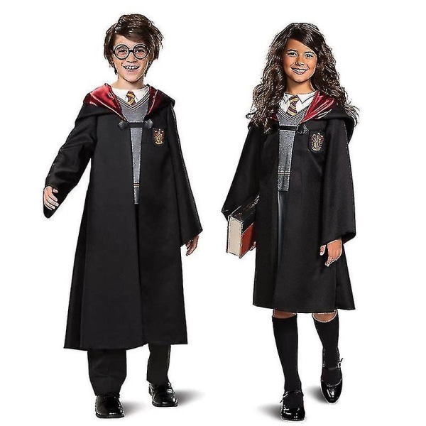 Hermione Granger kostume, Harry Potter Wizarding World Outfit til børn boy XL