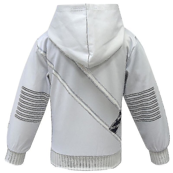 Barn Marshmallow Cosplay kostym Halloween festklänning Set Sweatshirt Byxor Huvudbonader CNMR 7-8 Years