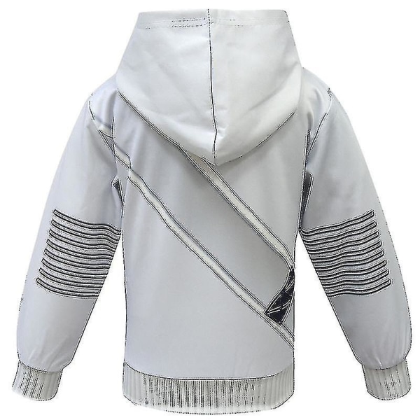 Børne Marshmallow Cosplay Kostume Halloween Festkjole Sæt Sweatshirt Bukser Hovedbeklædning CNMR 7-8 Years