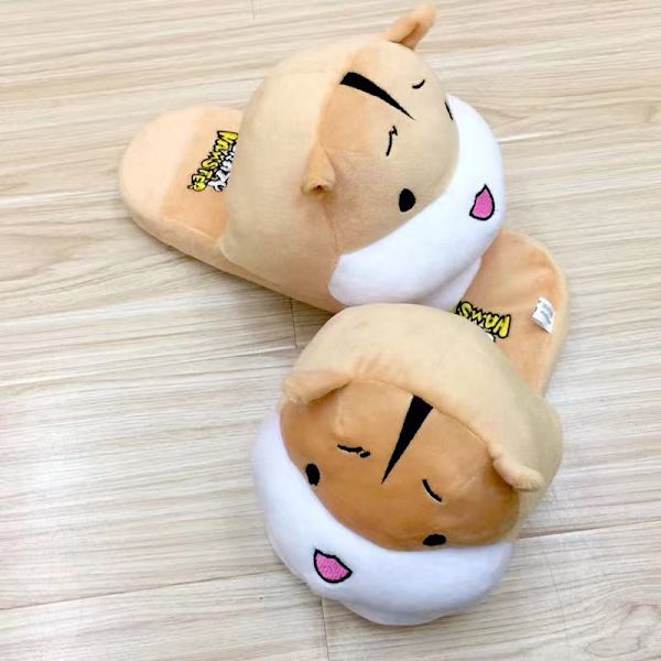 Mub- warm plush soft cartoon animal indoor home slippers pattern-6 customized size