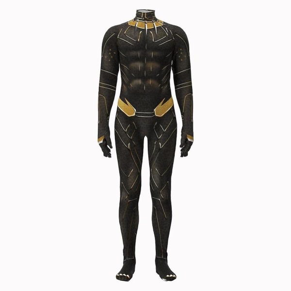 Black Panther Bodysuit CosplayParty Jumpsuit Vuxen pojkdräkt 180cm
