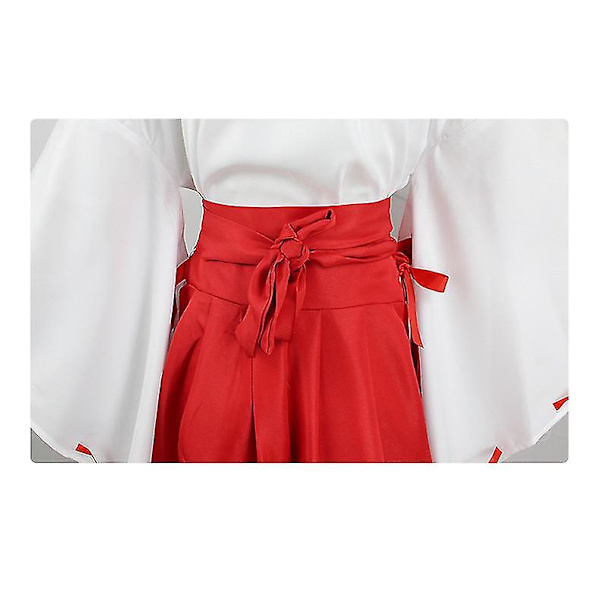 Inuyasha Rustom Cos Dräkt Häxadräkt Japansk Kimono Kvinnlig Kläder Sekundär Anime Kläder i antik stil Anime Kläder M