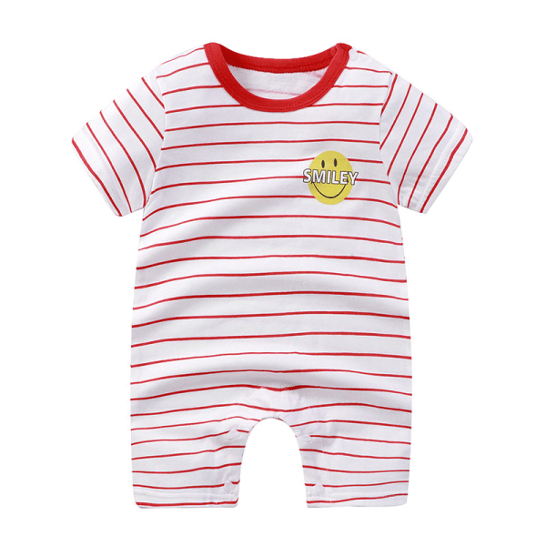 Mub- Wholesales Summer T-shirt Bubble Romper Baby Onesie 100% Cotton  Boys Clothes New Born  Rompers #10 66cm