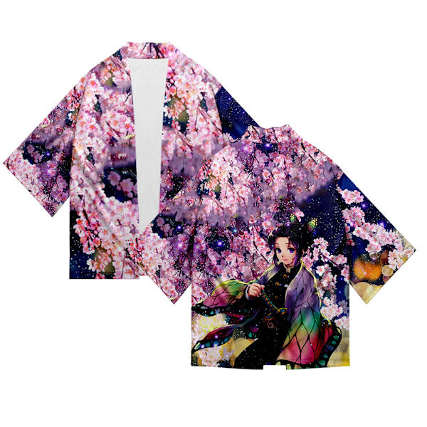 Mub- 20 tyyliä Demon Slayer: Kimetsu no Yaiba Cosplay 3D-tulostus Haori Anime Kimono Viitta Anime-sarjakuva Vaatteet 22 2 XL