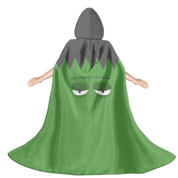 Mub- Popular Oversize Cowl Outfit Print ultiple Pattern Children's Halloween Cloak At Costume Party Be a Lovely Child ZXQFE3040F57-1 M
