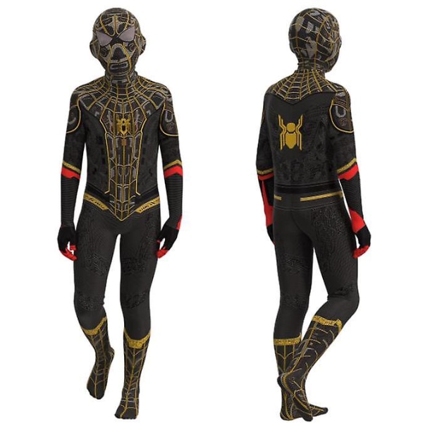 Spider-man Kläder Barnkostym Cos Kläder Strumpbyxor i ett stycke 120-130cm