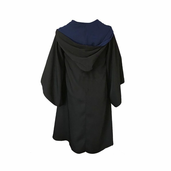 Harry Potter 6 osainen setti Taikuri Cosplay Hieno Puku Viitta Kaapu Asu -a Blue 145cm (9-10 years)