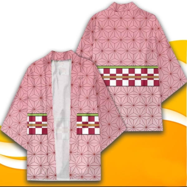 Mub- 20 tyyliä Demon Slayer: Kimetsu no Yaiba Cosplay 3D-tulostus Haori Anime Kimono Viitta Anime-sarjakuva Vaatteet 14 M