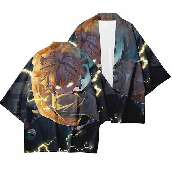 Mub- 20 tyyliä Demon Slayer: Kimetsu no Yaiba Cosplay 3D-tulostus Haori Anime Kimono Viitta Anime-sarjakuva Vaatteet 34 M