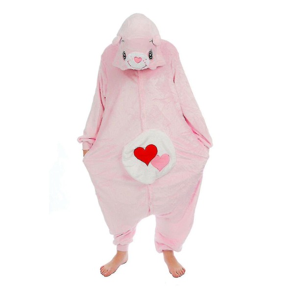 Halloween Unisex Onesie Kigurumi Fancy Dress Kostym Hupparit Pyjamat Yöasut-9-1 Love Bear S for 150-160cm