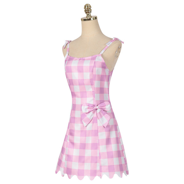 Mub- 2023 New Movie Barby cos clothes dress live action Barbies movie Leggings cosplay for kid Adult Halloween 19 Adult XL