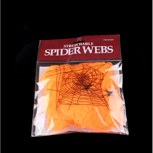 Mub- Wholesale Halloween white Spider Web 20g*5