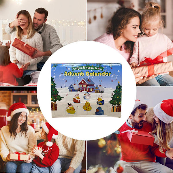 Xbi - 2024 Ny Gul And Jul Nedtælling Blind Box Pynt Jul Adventskalender Jul Overraskelse Gave