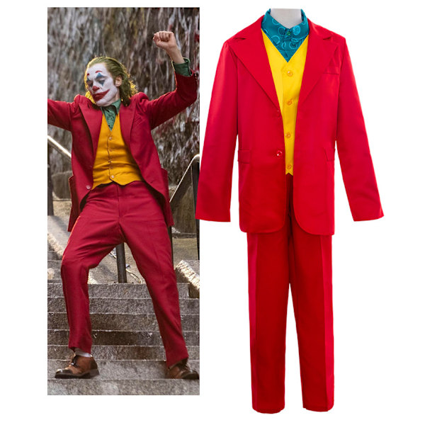 Xbi- Joker Elokuva Cosplay Punainen Puku Cosplay Lavapuku L