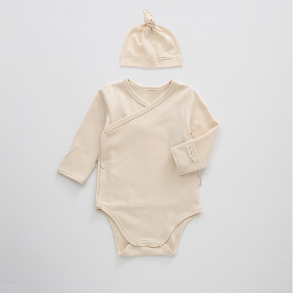 Mub - Egen design økologisk bomull bambus babyklær baby gutt romper unisex onesie lang ermet myke klær baby body 01 66cm