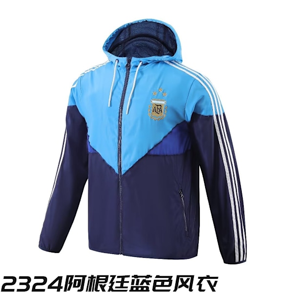 Mub- Fotboll Träningsjacka Fall Långärmad 2324 Argentine blue trench coat M