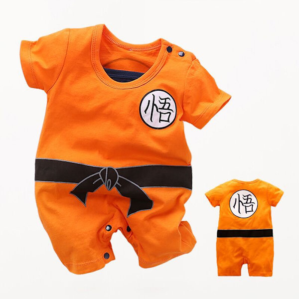 Mub- Custom kids cosplay clothing 0-1 year old baby one-piece Japanese anime cosplay baby clothes personality romper costume 021 80 size