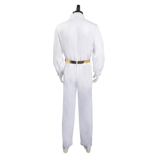Elokuva Barbier Ken Cosplay -asu Miehet Hupullinen Vyö Valkoiset Vaatteet Asut Aikuisille Miehille Pojalle Halloween Karnevaali Roolipeli Puku -a Male M