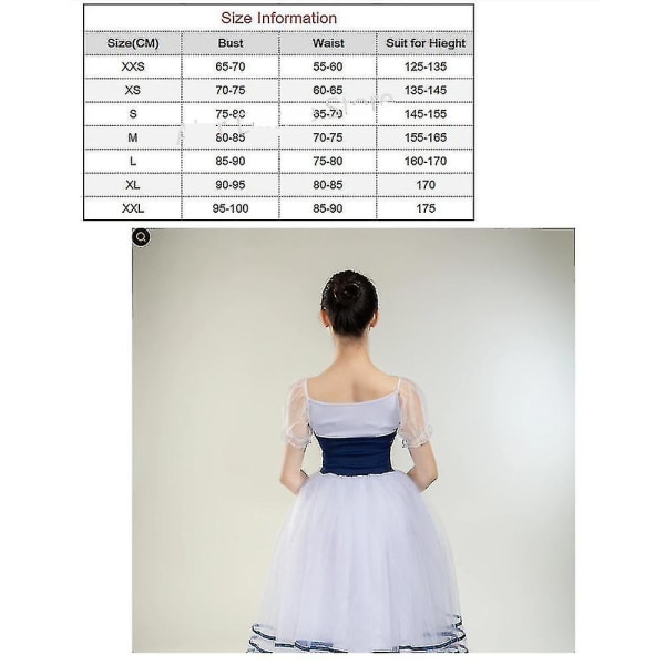 Professionel pige ballet tutu kjole Giselle Adulto kvinder mesh nederdel korte puf ærmer børn dans gymnastik leotard kostumer høj kvalitet -a XS