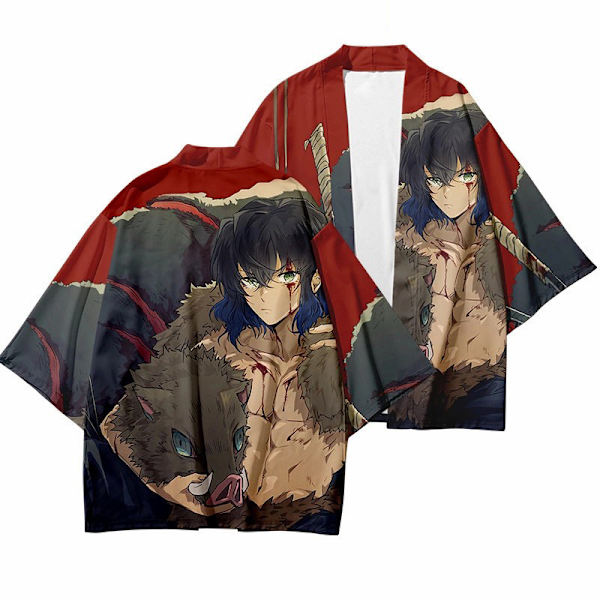 Mub- 20 tyyliä Demon Slayer: Kimetsu no Yaiba Cosplay 3D-tulostus Haori Anime Kimono Viitta Anime-sarjakuva Vaatteet 23 4 XL