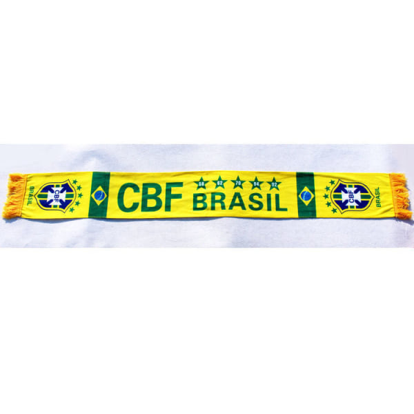Mub- Fotbollsfan plysch halsduk Team emblem halsdekoration jublande presenttillbehör Brasilien