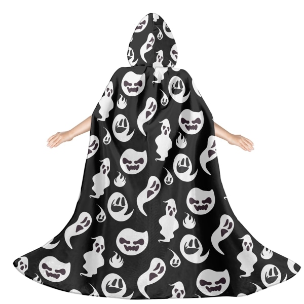 Mub- Populær Oversize Cowl Outfit Print Flere Mønstre Børns Halloween Kappe På Kostumefest Vær et yndigt Barn ZXQFH1484F57-1 L