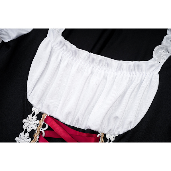 Xib- 2024 Ny Halloween Ølpige Kjole Shapesome Sceneshow Kostume Pigekjole red XL