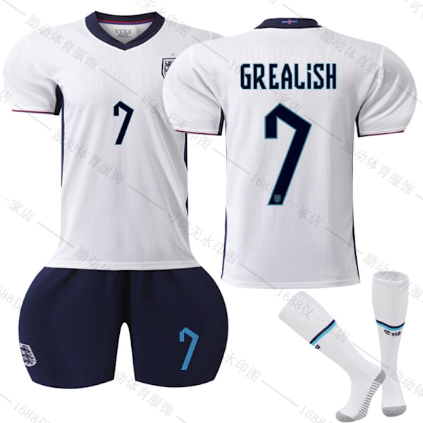 Mub- 2425 Englands hjemmefotballdrakt 7 GREALISH M