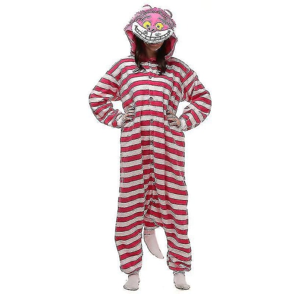 HKSNG Kigurumi Eläimet Aikuiset Kissa Karhu Hai Onesies Pyjamat Pesukarhu Puvut Lohikäärme Jumpsuit Joulu Chesire Cat