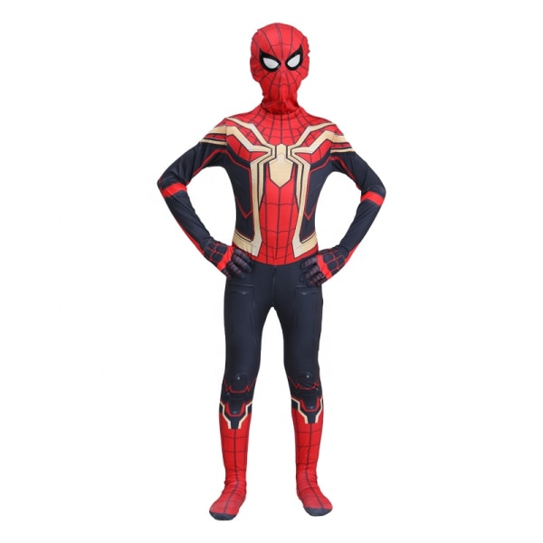 Mub- Multiple 6Y 11Y PS Spill Black Gold Barn Superhelt Kostymer Spiderman Langt Fra Hjem Halloween Klær Spider Man Kostyme xz846 150