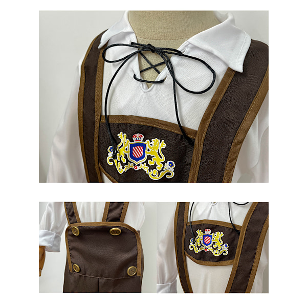 Xib- Halloween children's Germany beer costumes and art costumes boy L