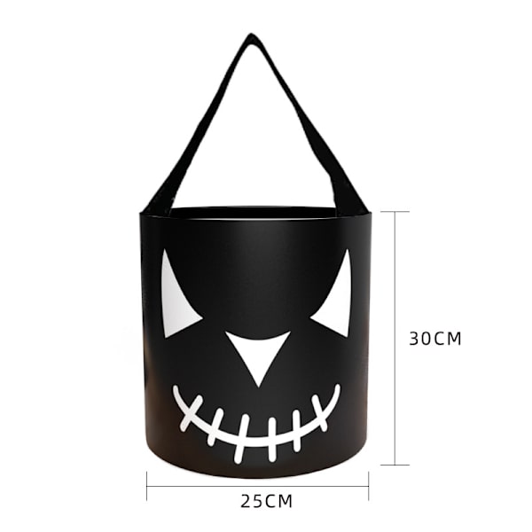 Mub- Uusi Halloween-karkkipussi, kannettava kurpitsakarkkipussi, juhlan erikoistarjous, erikoinen Halloween-pussi Black