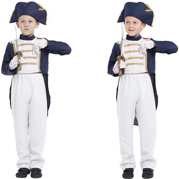 Drenge Halloween Napoleon Kostume Børne Udklædning -a XL