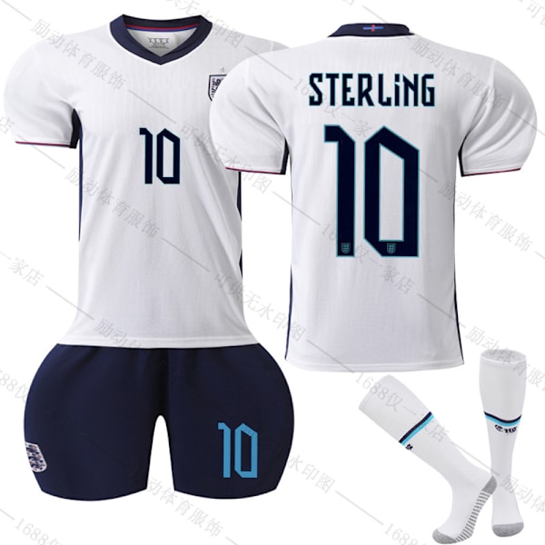 Mub- 2425 Englands hjemme fodboldtrøje 10 STERLING 24