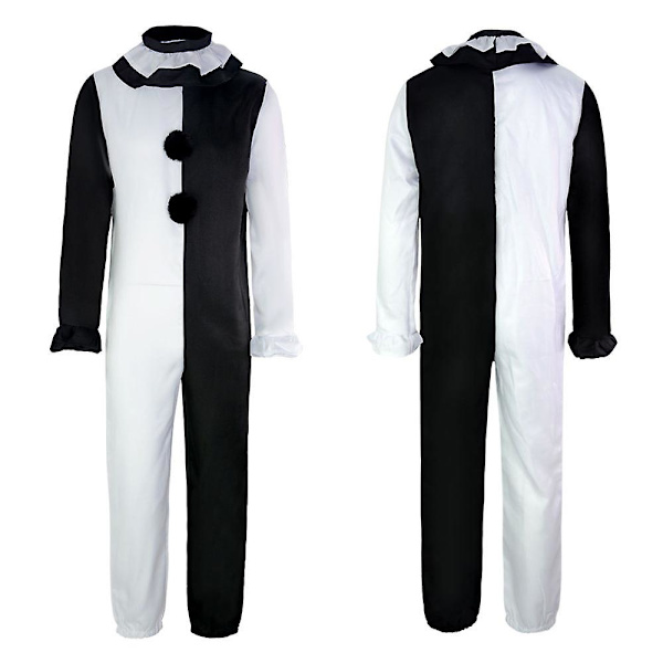 Adult Cosplay Costume Set Terrifier Art The Clown Joker Masquerade Halloween -a XXL