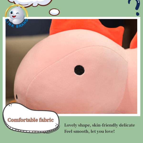 Mub- Ultra blød plysset dinosaurlegetøj søde bløde bamser Kawaii Dino sovepude plysset plysset vægtet dinosaur 03
