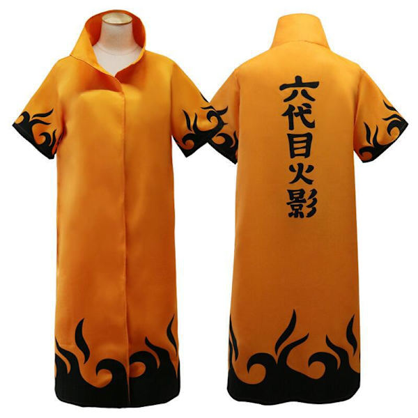 Mub- Kids Adults Na-ruto Costume, Akatsuki Dawn Role Play Cape, Hooded Robe Uchiha Itachi Red Cloud Cloak for Cosplay Halloween Party 4 Yellow Cape 155