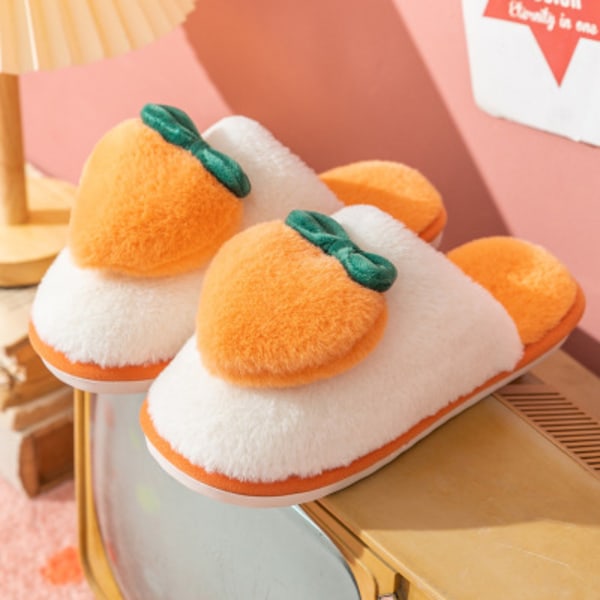 Mub- Light Cotton Slippers Winter Warm Plush Couple Slippers Cute Indoor Home Slippers green 43