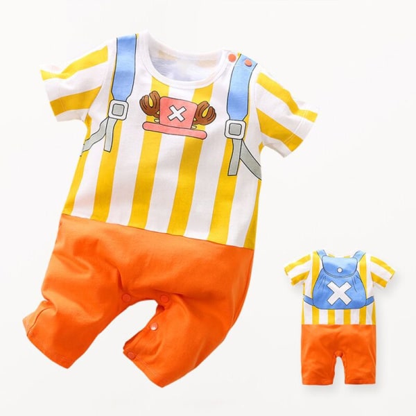 Mub- Custom kids cosplay clothing 0-1 year old baby one-piece Japanese anime cosplay baby clothes personality romper costume 020 73 size