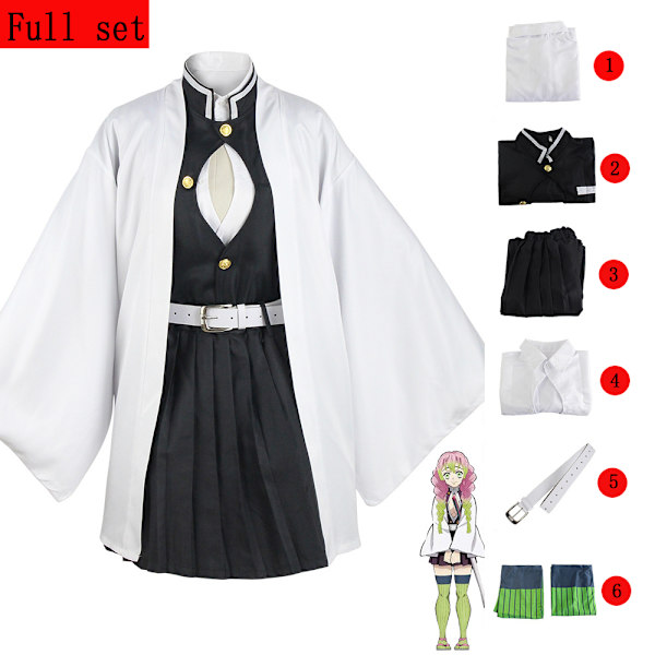 Mub- New Design Japanese Anime Demon layer Cosplay Clothes Tanjirou Nezuko Zenitsu Tomioka Rengoku Cosplay Costume 2 S
